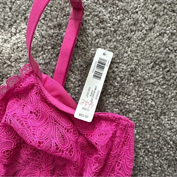 Soma Pink Lace Bra - Picture 2 of 3